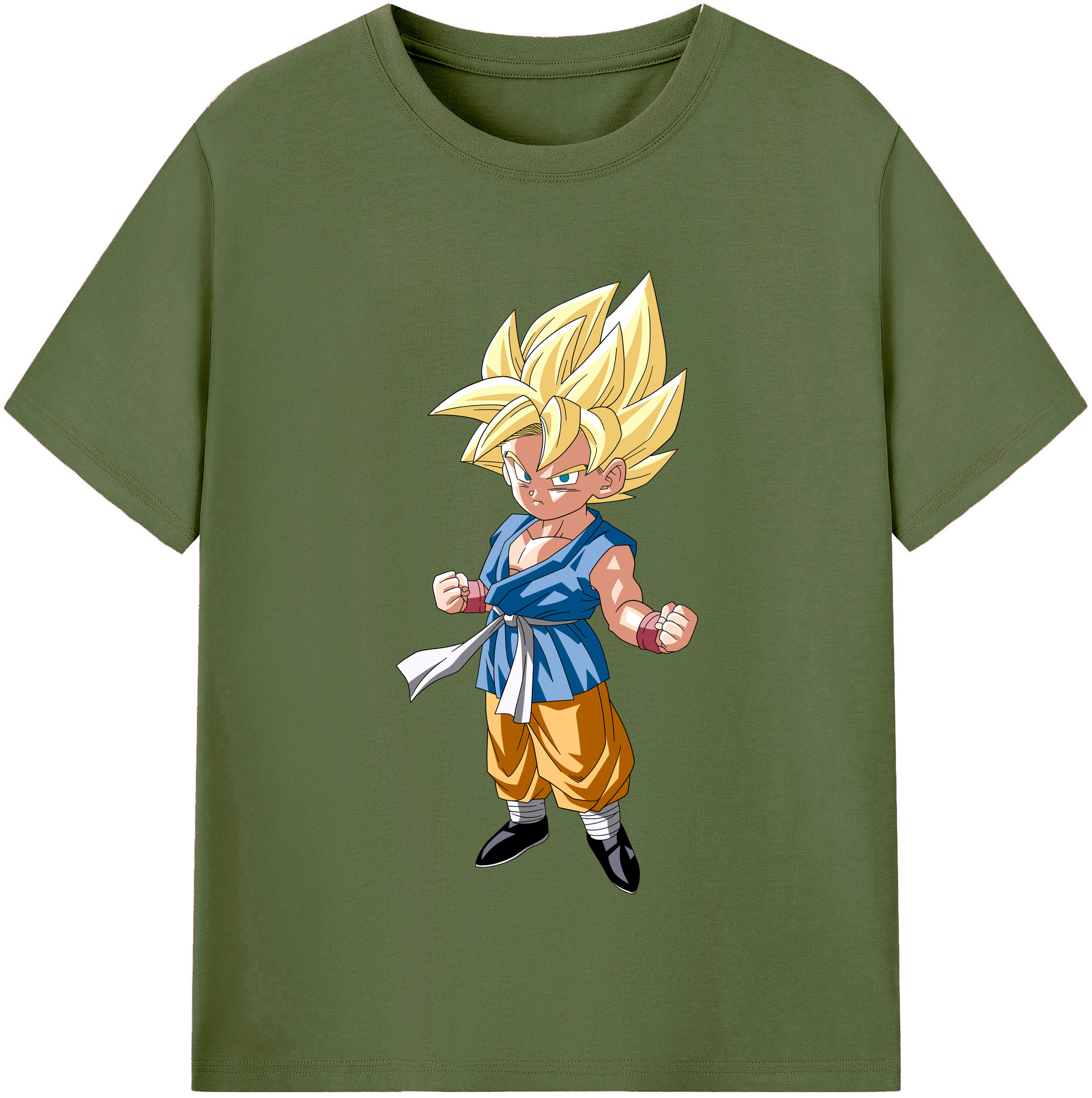 （画像用） ドラゴンボール 孫 悟飯（そんごはん）DRAGON BALL Son Gohan 綿100％半袖Tシャツ（フロントプリント）